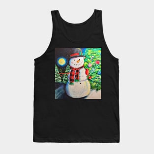 Snowy snowman Tank Top